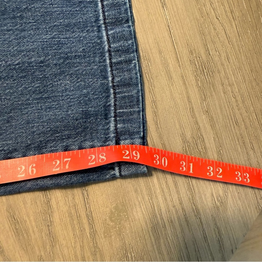Pilcro Anthropologie Wide Leg Medium Wash Jeans Sz 27 Country Boho Classic - Picture 6 of 12